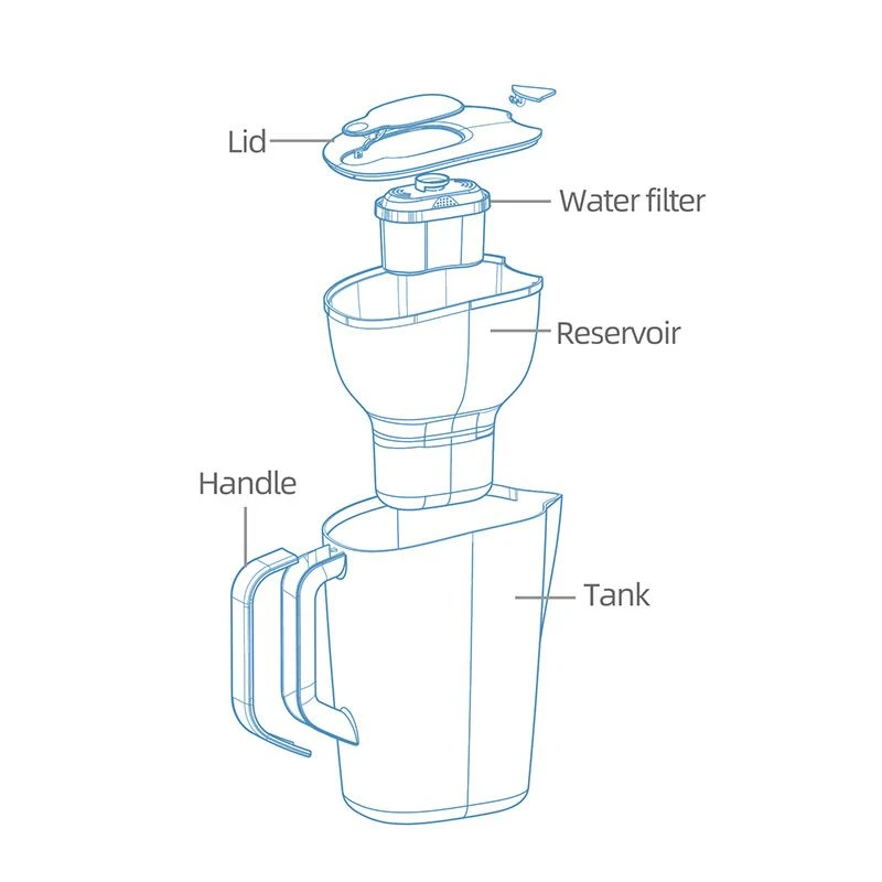diagram of water filter